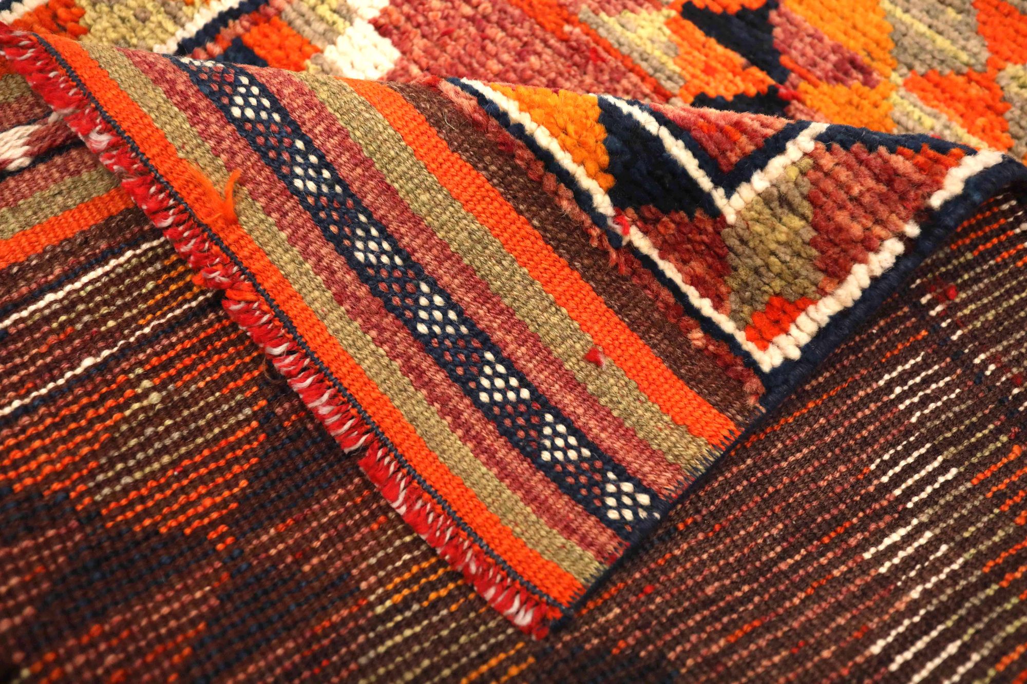 Thumbnail 2 for Antique Turkey Tribal Rug 93507