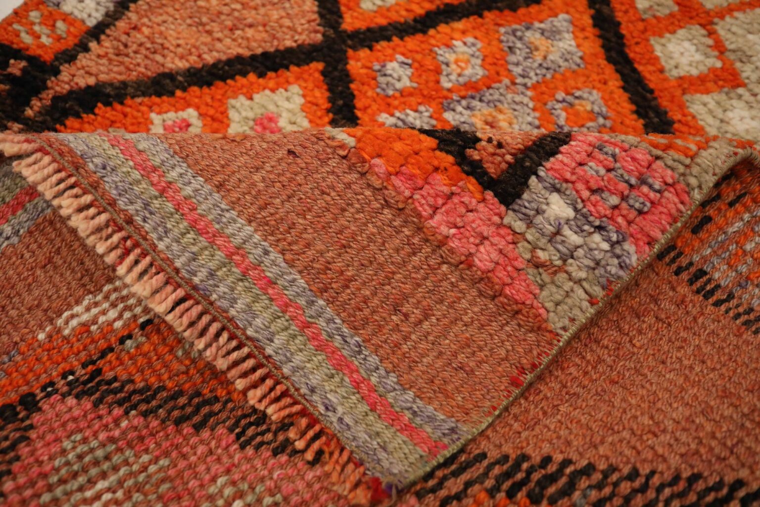 Thumbnail 8 for Antique Turkey Tribal Rug 93510