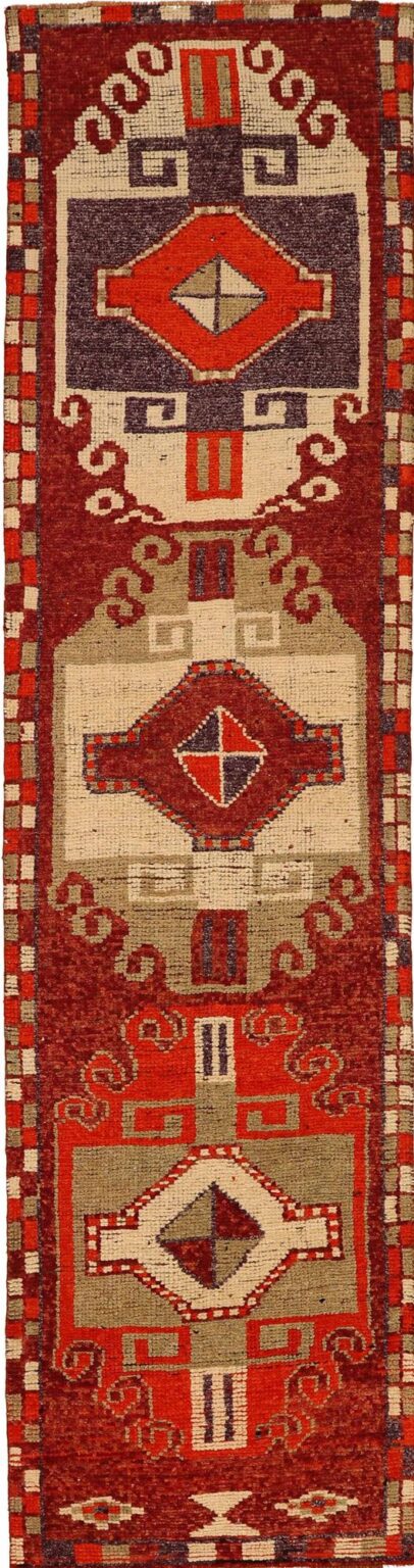 Thumbnail 13 for Antique Turkey Tribal Rug 93533