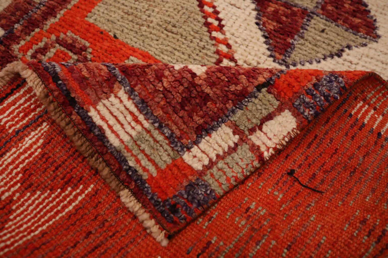 Thumbnail 8 for Antique Turkey Tribal Rug 93533