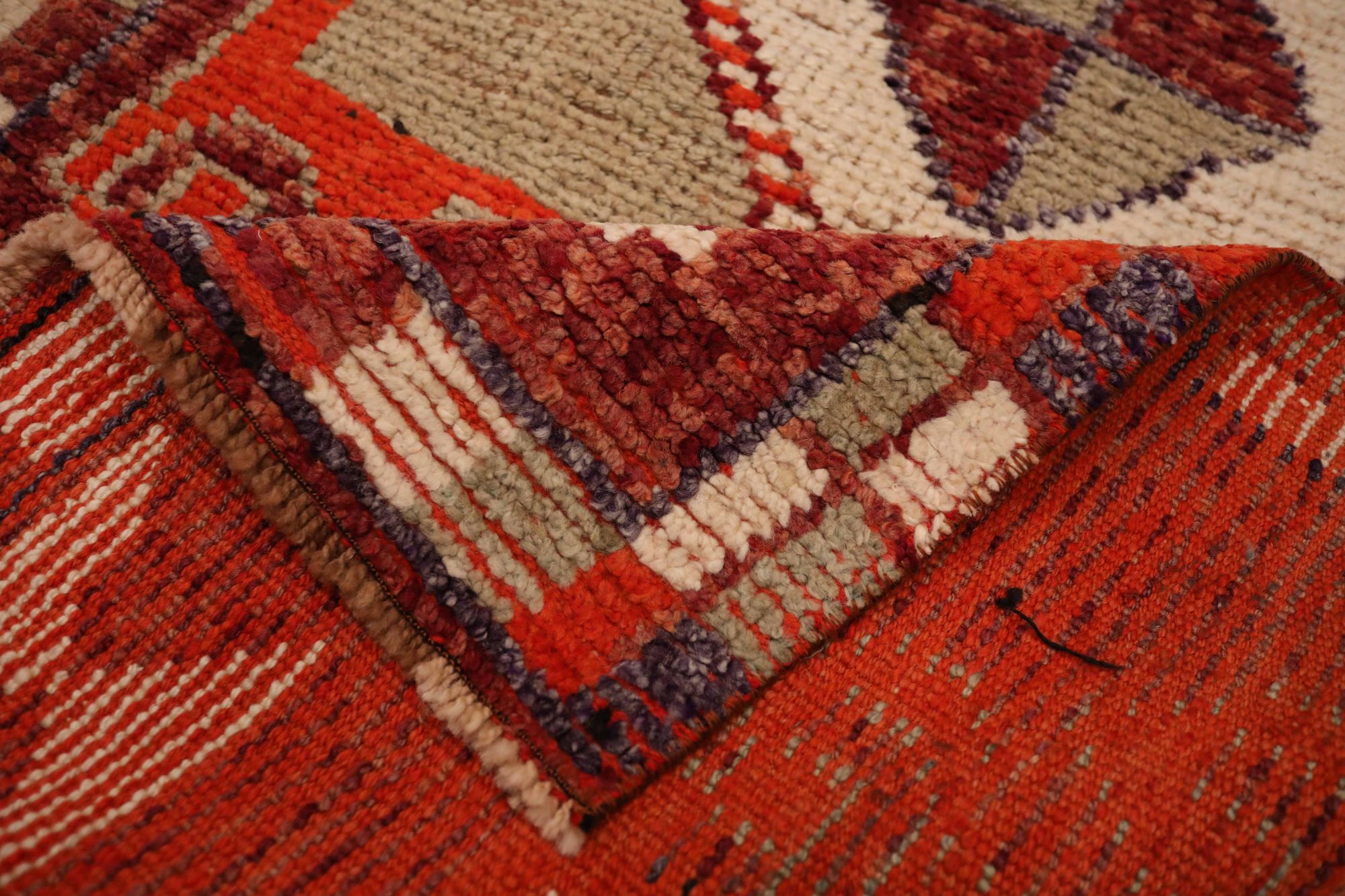 Thumbnail 3 for Antique Turkey Tribal Rug 93533