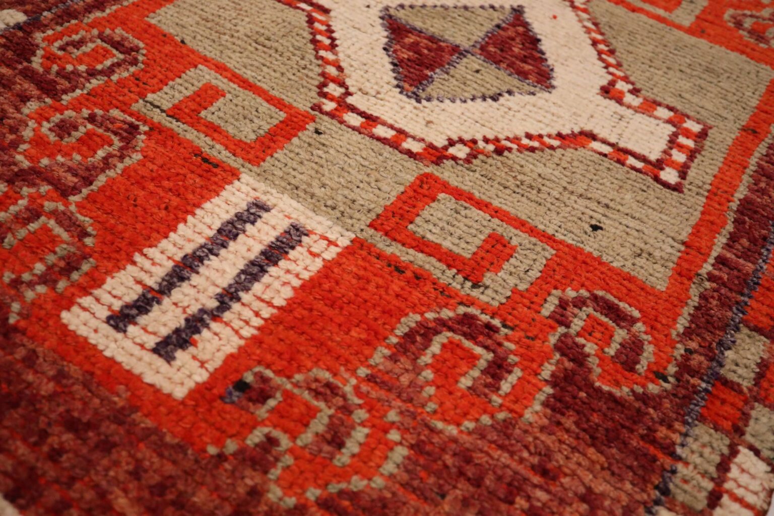 Thumbnail 9 for Antique Turkey Tribal Rug 93533