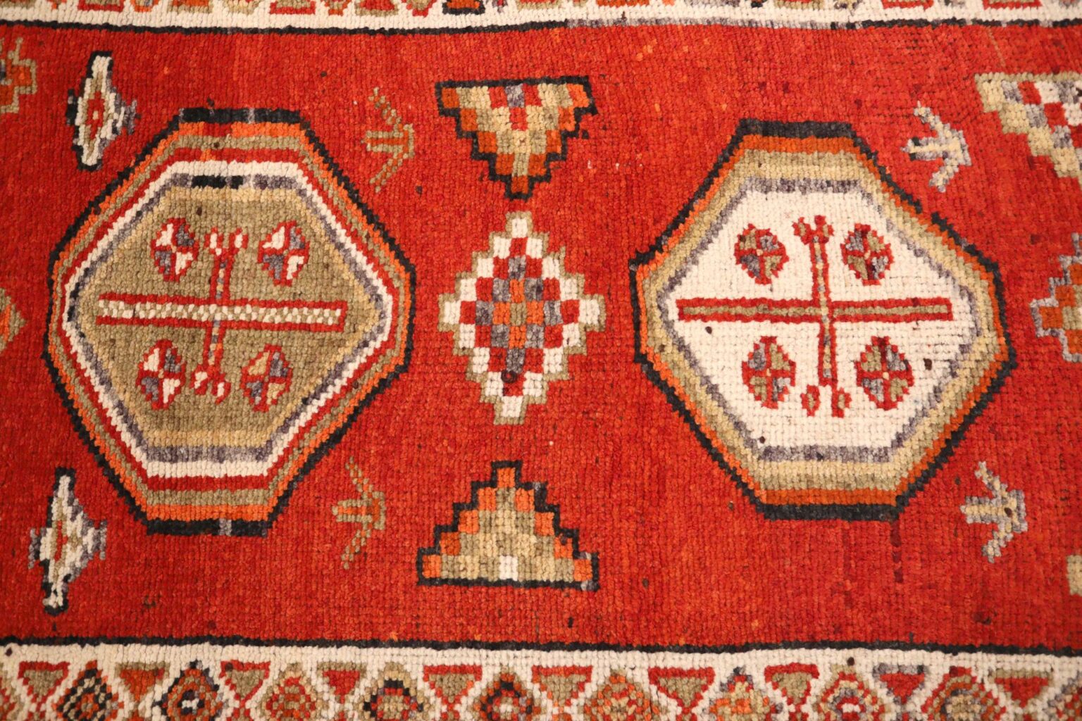 Thumbnail 6 for Antique Turkey Tribal Rug 93545
