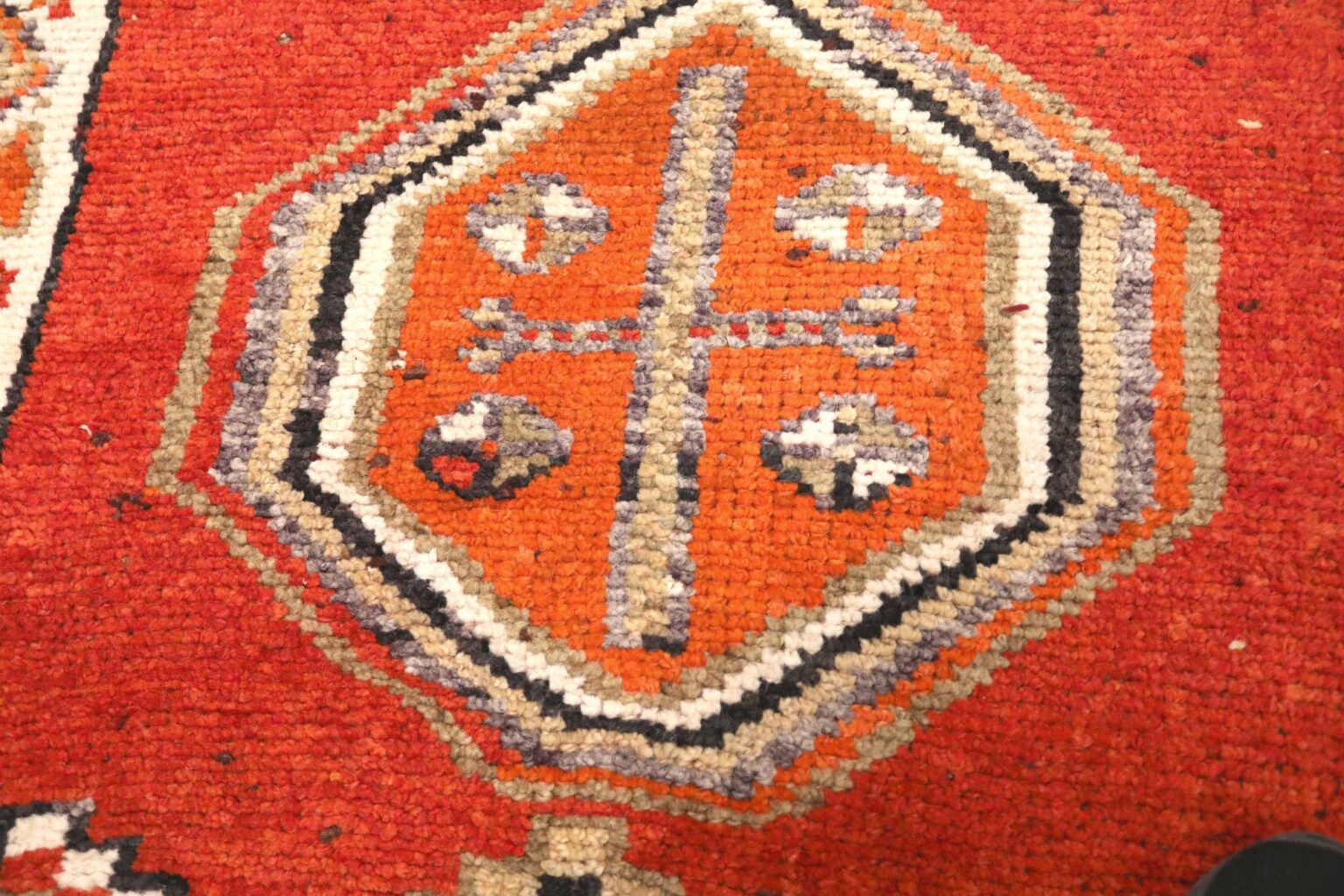 Thumbnail 9 for Antique Turkey Tribal Rug 93545
