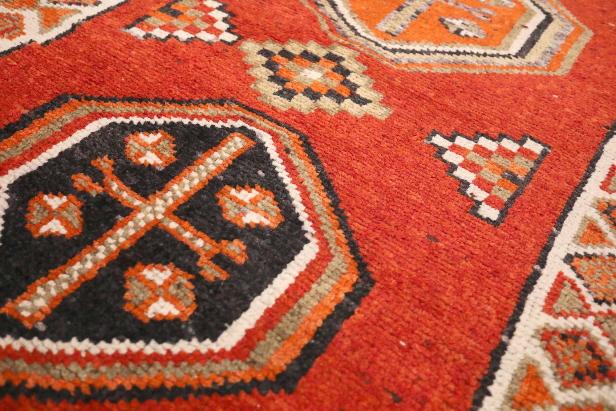 Thumbnail 4 for Antique Turkey Tribal Rug 93545