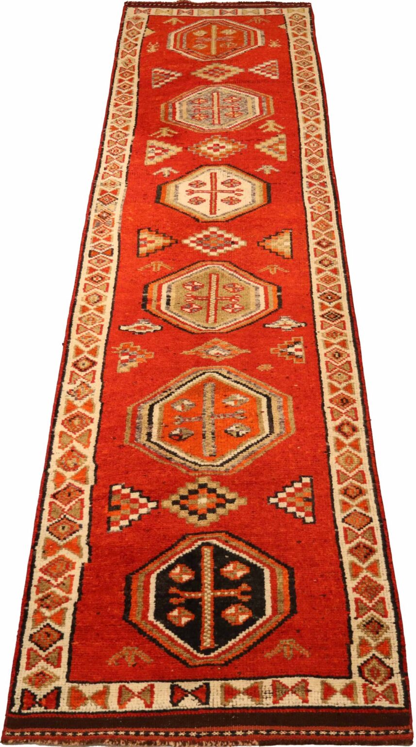 Thumbnail 12 for Antique Turkey Tribal Rug 93545