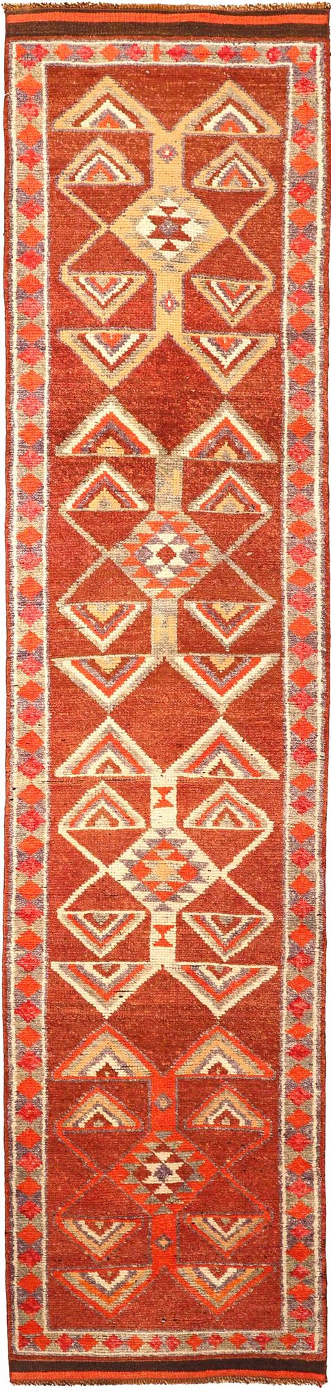 Thumbnail 8 for Antique Turkey Tribal Rug 93560