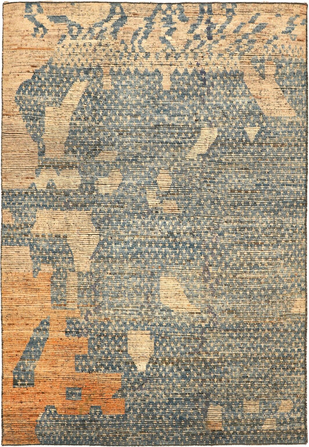 Thumbnail 6 for Afghanistan Moroccan Tribal Rug 93590