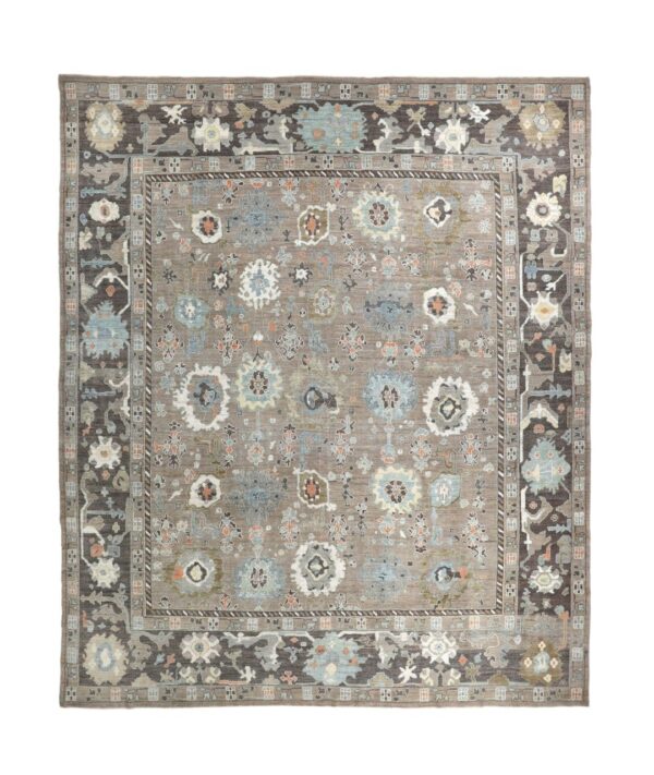 Thumbnail 14 for Turkey Oushak Tribal Rug 93606