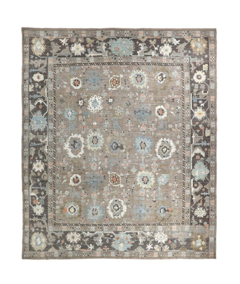 Thumbnail 8 for Turkey Oushak Tribal Rug 93606