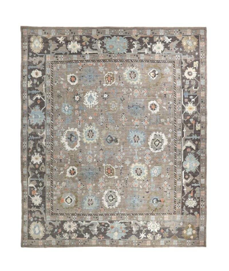 Thumbnail 6 for Turkey Oushak Tribal Rug 93606