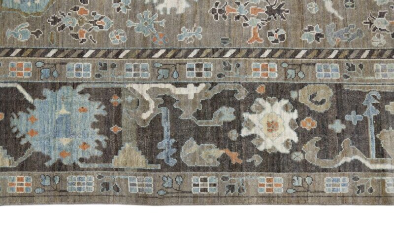 Thumbnail 12 for Turkey Oushak Tribal Rug 93606