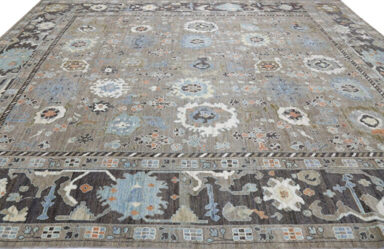 Thumbnail 11 for Turkey Oushak Tribal Rug 93606