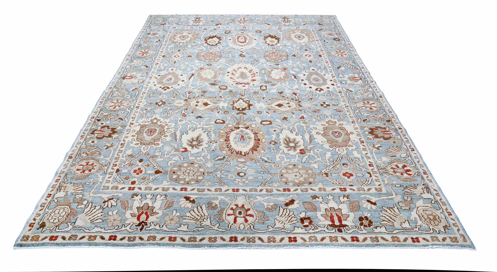 Thumbnail 7 for Turkey Oushak Tribal Rug 93608