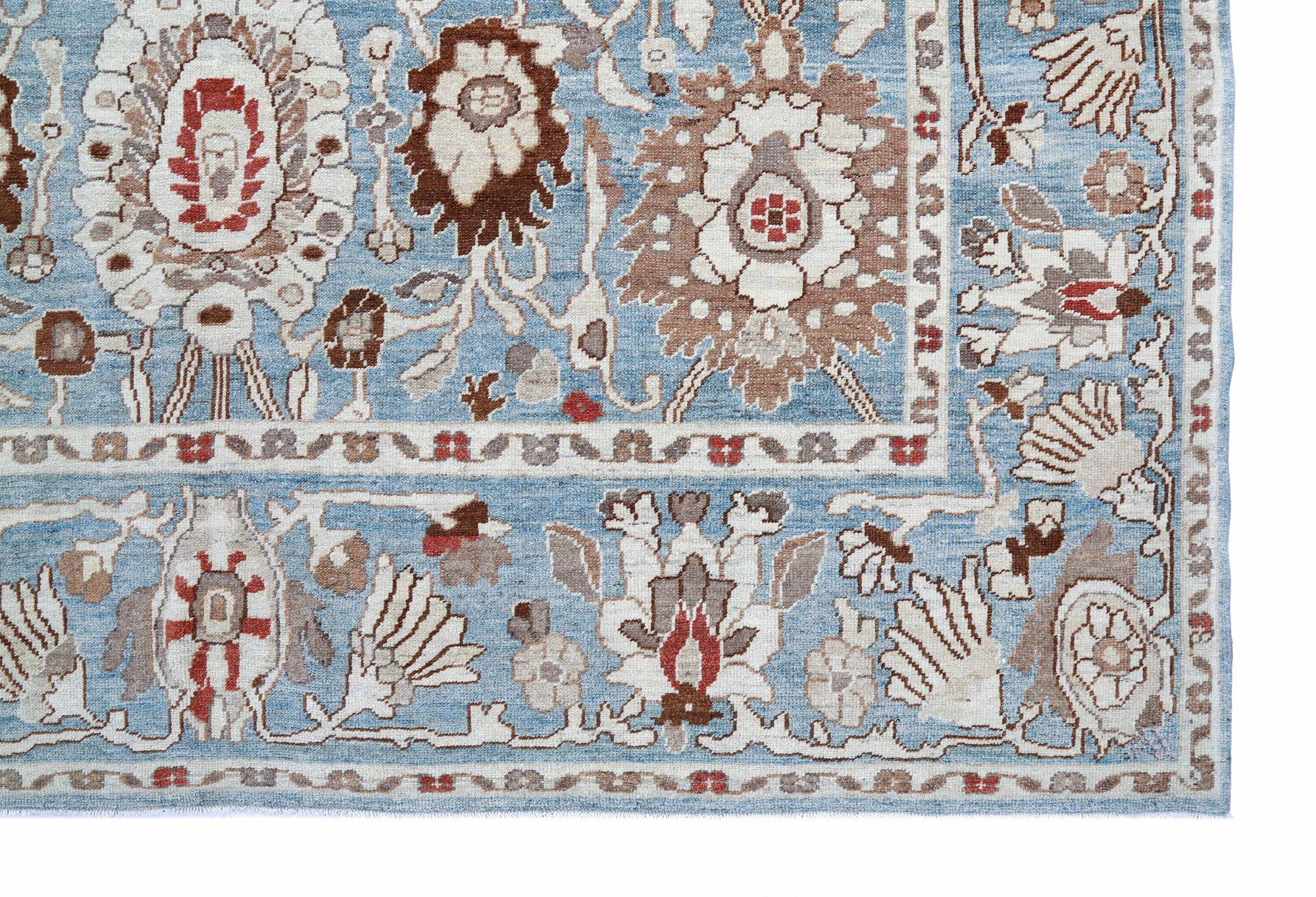 Thumbnail 3 for Turkey Oushak Tribal Rug 93608