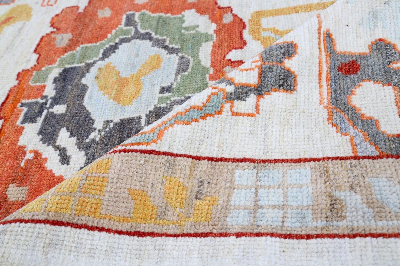 Thumbnail 5 for Turkey Oushak Tribal Rug 93611