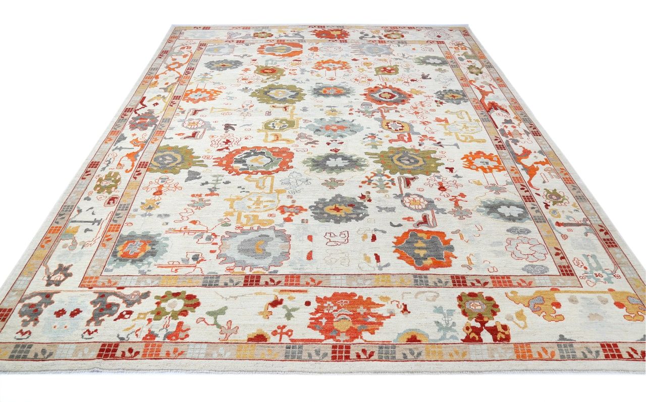 Thumbnail 6 for Turkey Oushak Tribal Rug 93611