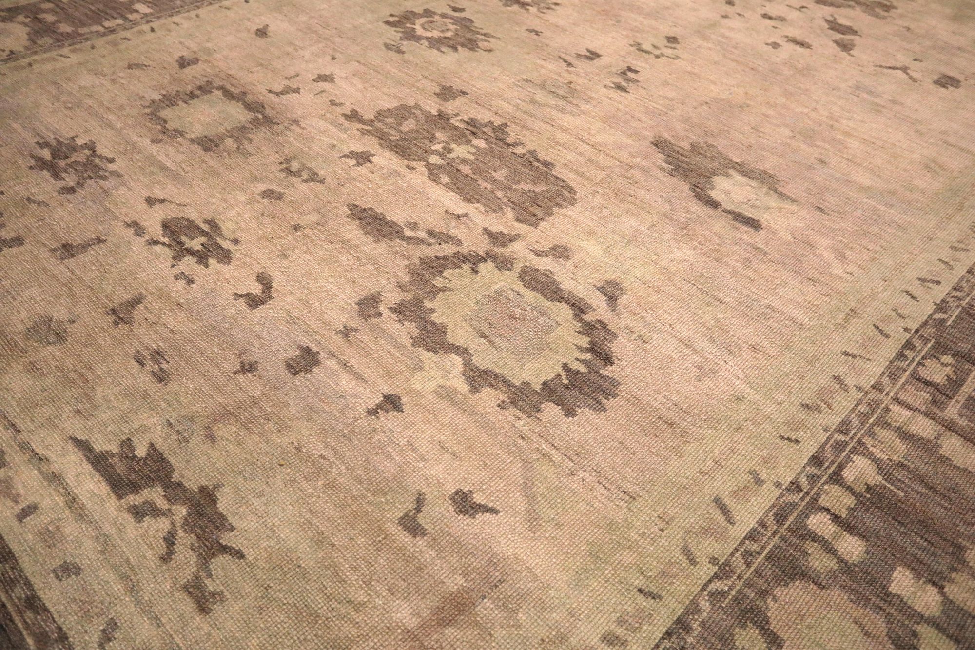 Thumbnail 4 for Turkey Oushak Tribal Rug 93616