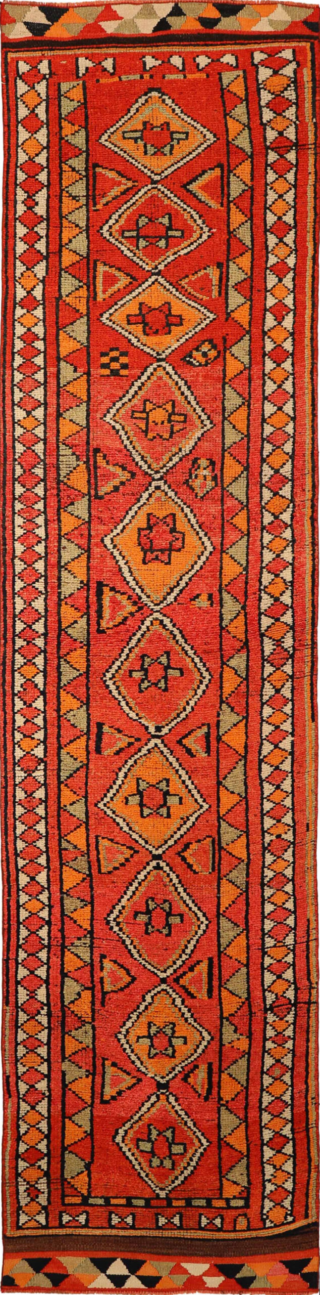 Thumbnail 8 for Antique Turkey Tribal Rug 93486