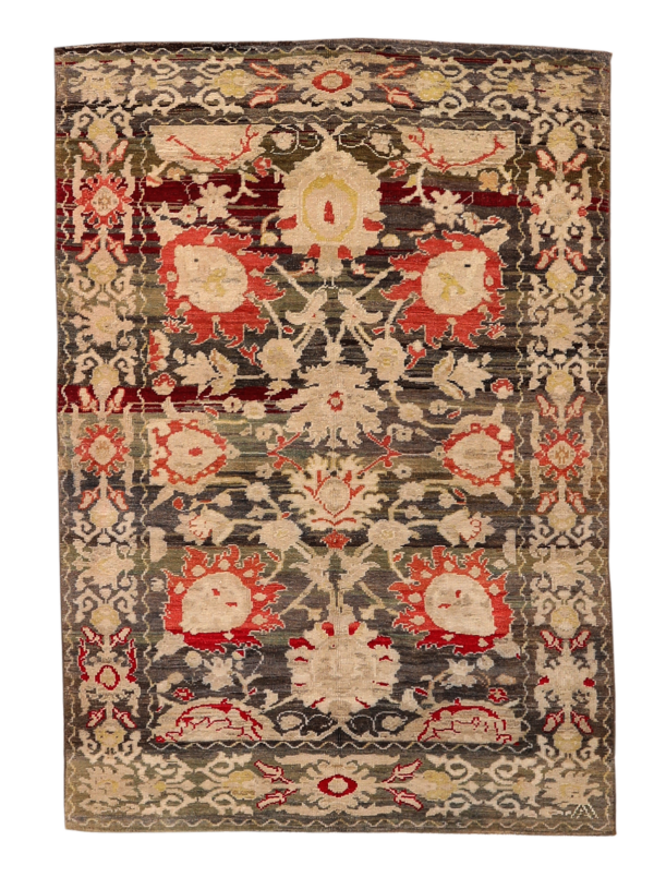 Thumbnail 6 for Turkey Oushak Tribal Rug 94314