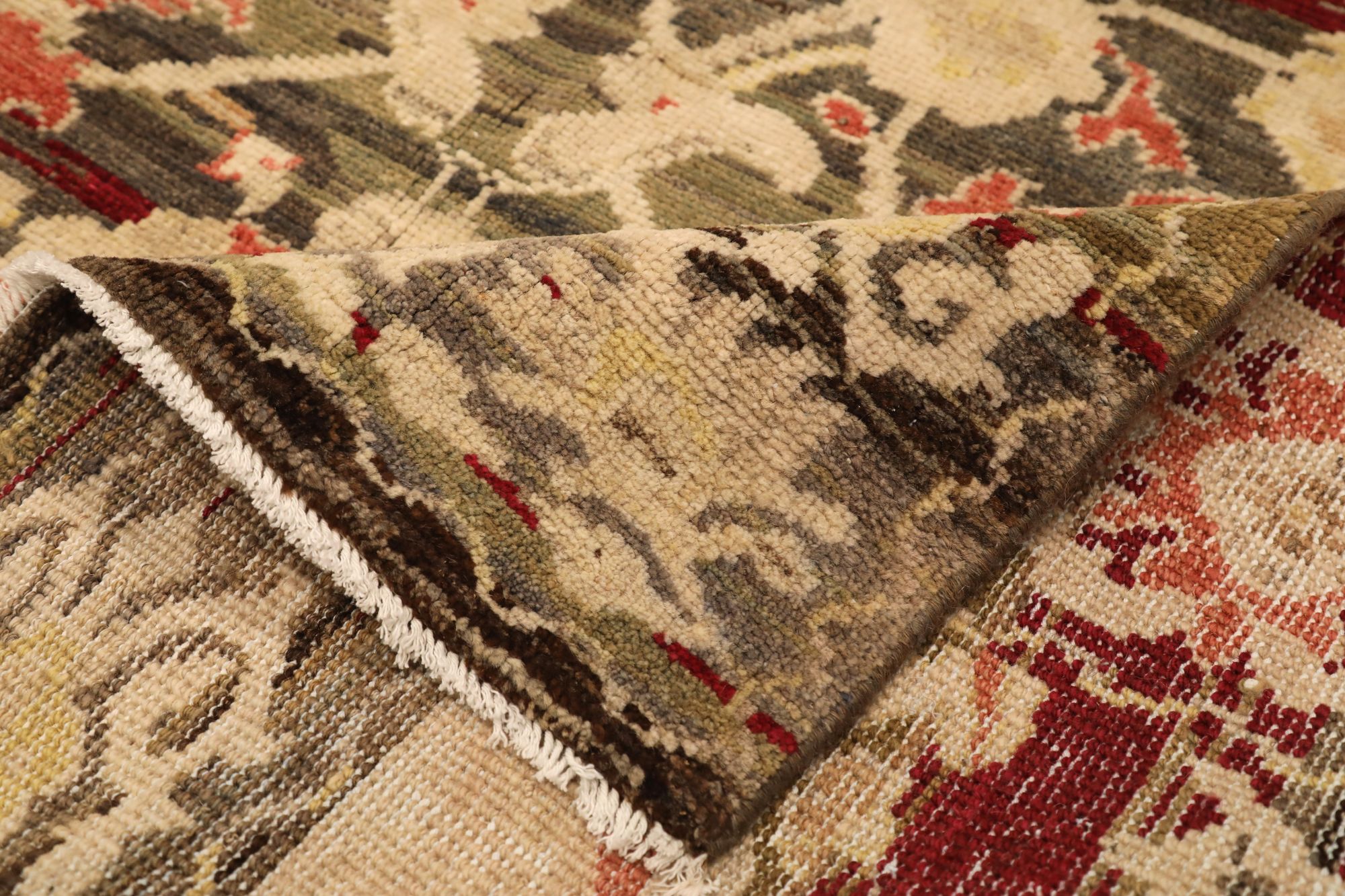 Thumbnail 9 for Turkey Oushak Tribal Rug 94314