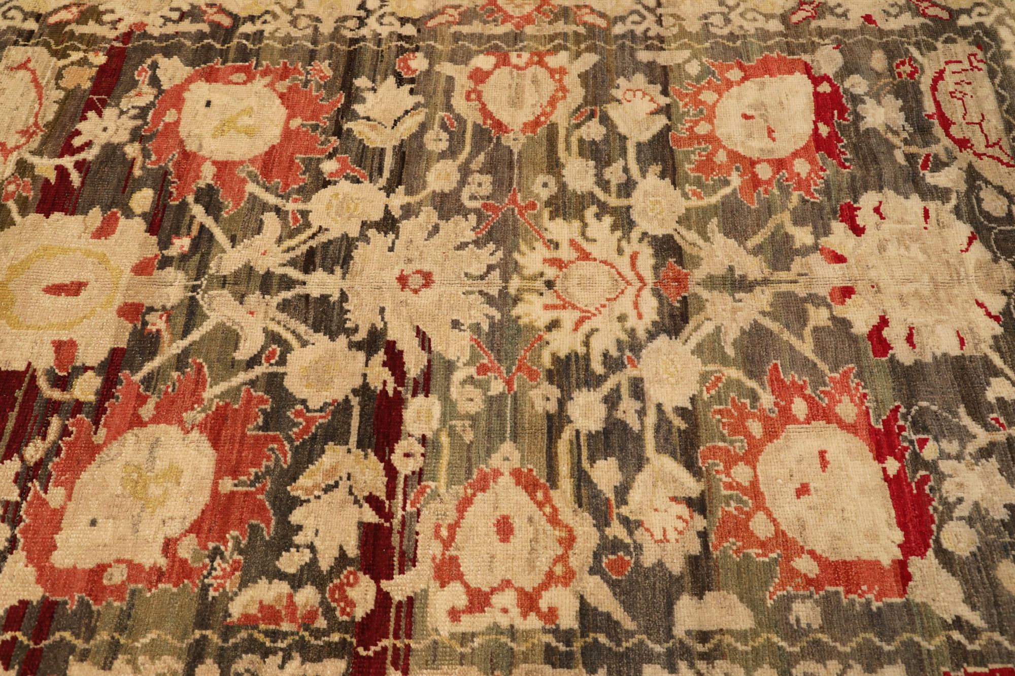 Thumbnail 7 for Turkey Oushak Tribal Rug 94314