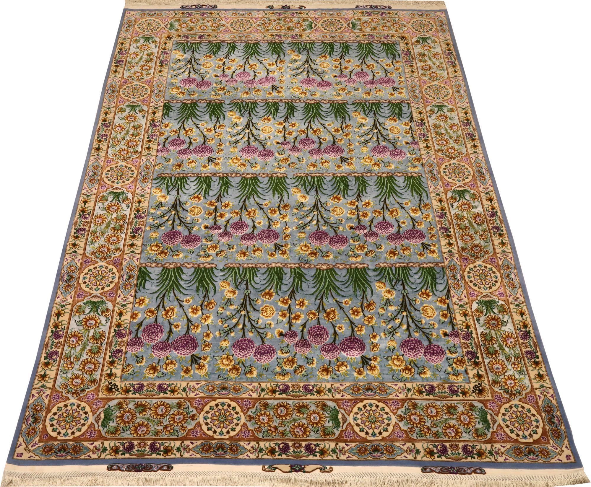 Thumbnail 2 for Persian Tabriz Traditional Rug 98034