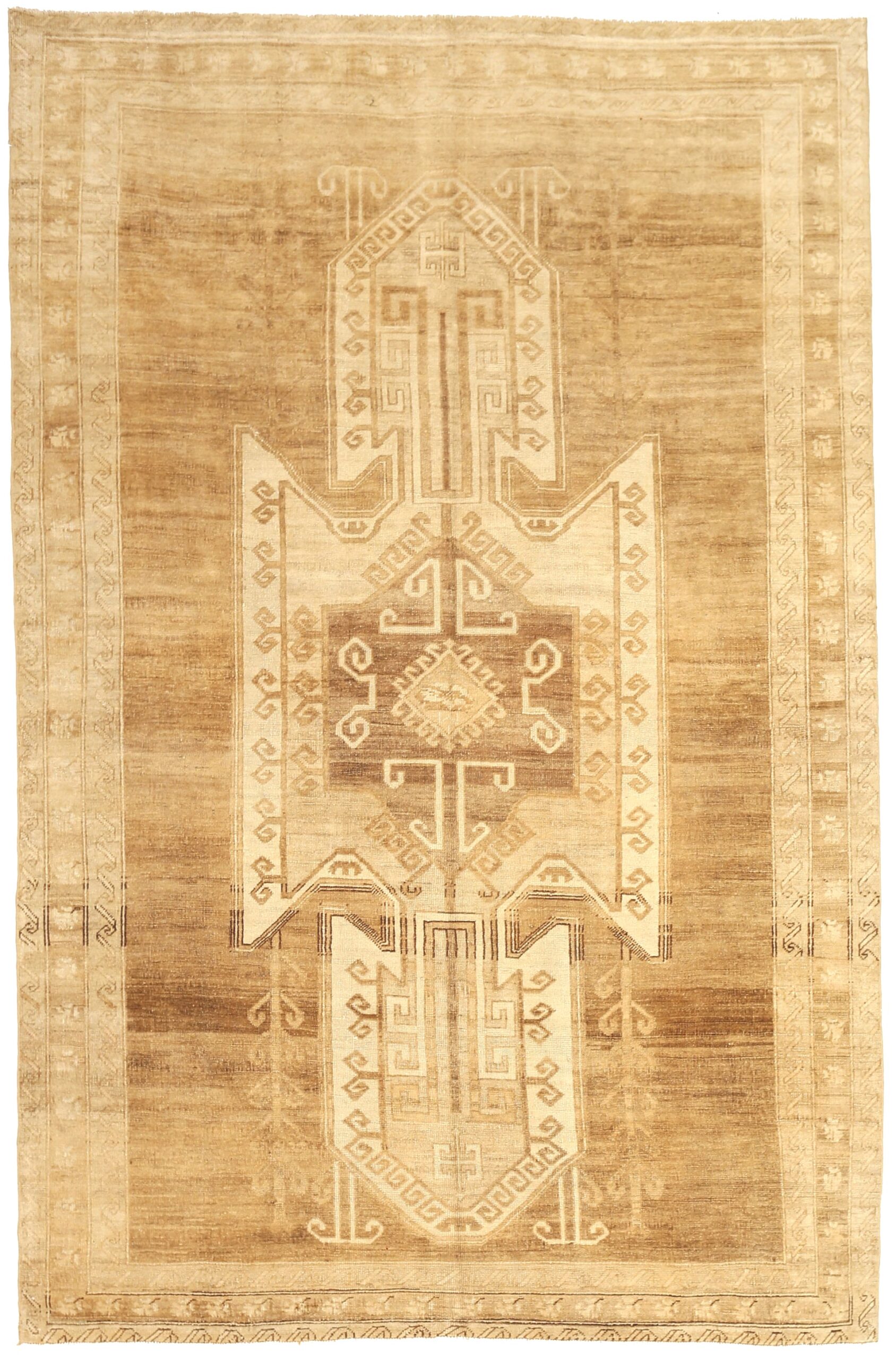 Thumbnail 10 for Antique Turkey Kars Traditional Rug 92678