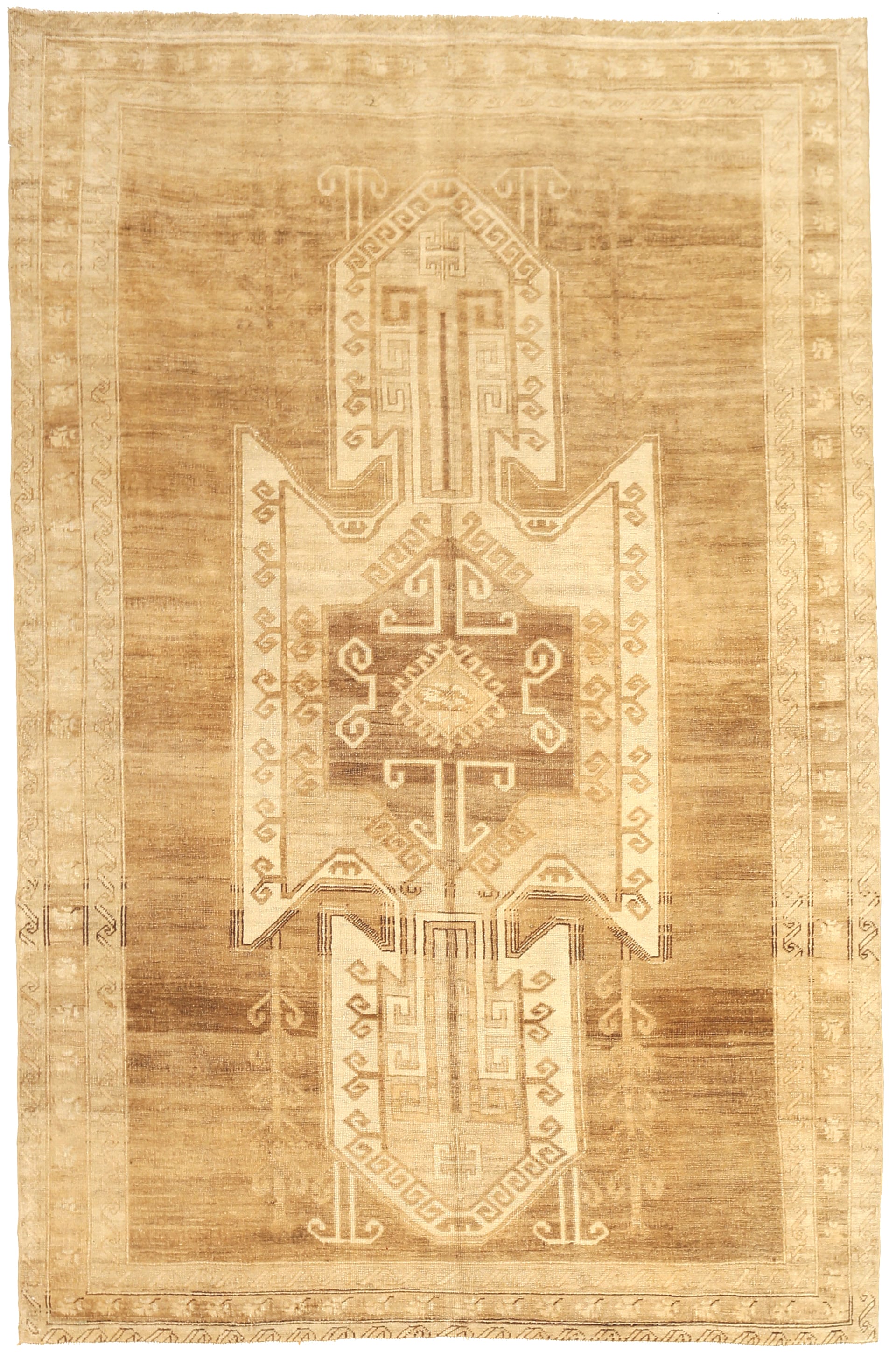 Thumbnail 8 for Antique Turkey Kars Traditional Rug 92678