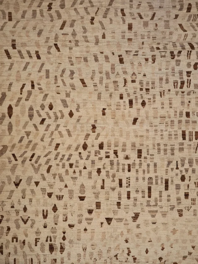 Thumbnail 15 for Afghanistan Moroccan Tribal Rug 98448