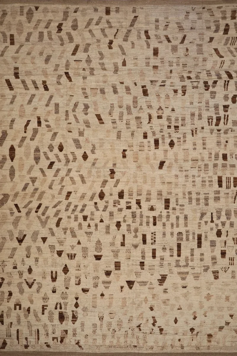 Thumbnail 13 for Afghanistan Moroccan Tribal Rug 98448