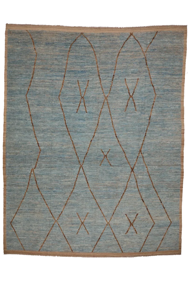 Thumbnail 13 for Afghanistan Moroccan Tribal Rug 98453