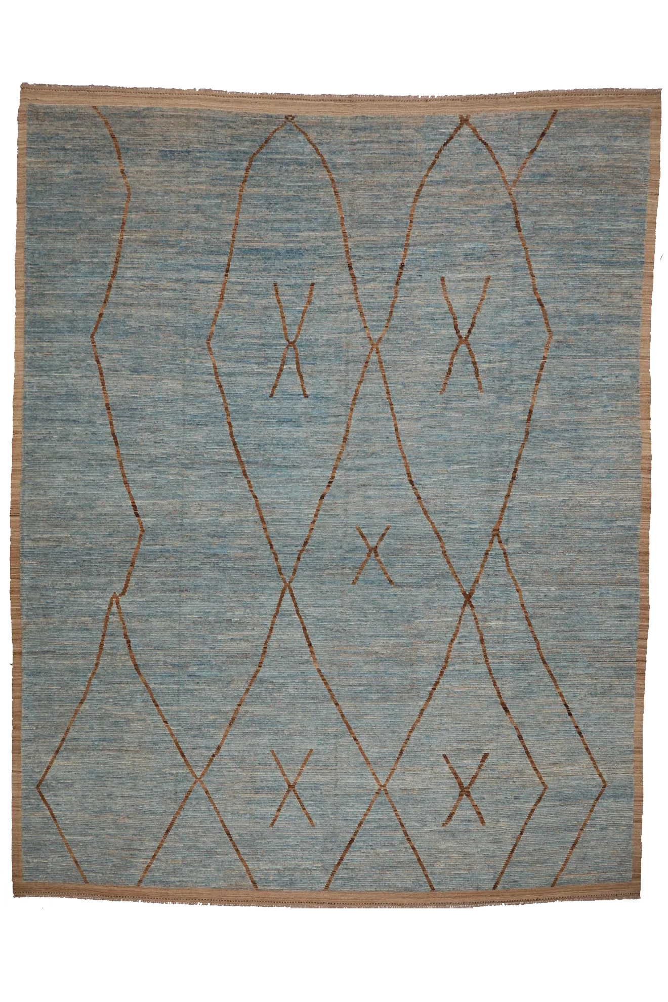 Thumbnail 2 for Afghanistan Moroccan Tribal Rug 98453