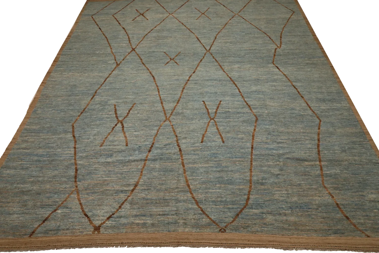 Thumbnail 10 for Afghanistan Moroccan Tribal Rug 98453