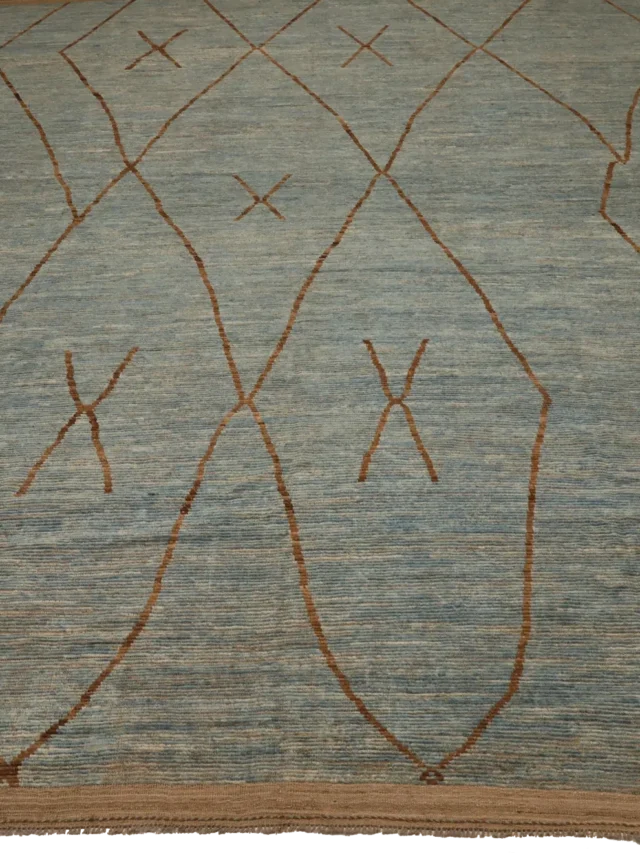 Thumbnail 15 for Afghanistan Moroccan Tribal Rug 98453