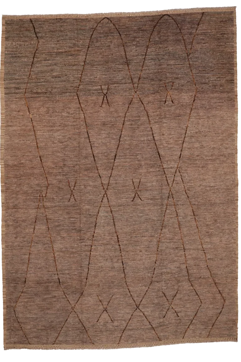 Thumbnail 15 for Afghanistan Moroccan Tribal Rug 98455