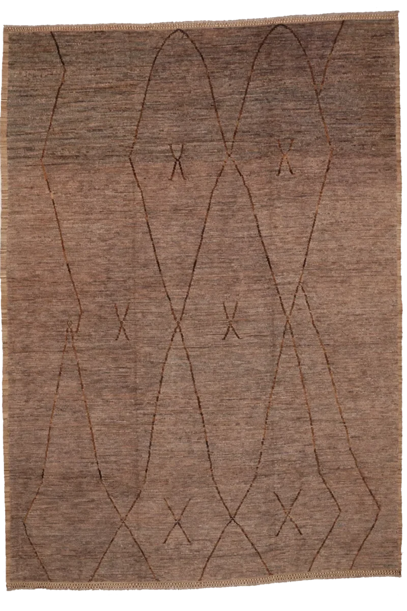 Thumbnail 14 for Afghanistan Moroccan Tribal Rug 98455