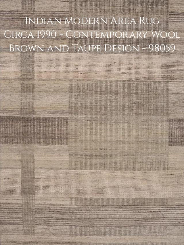 Thumbnail 5 for India Modern / Contemporary Rug 98059