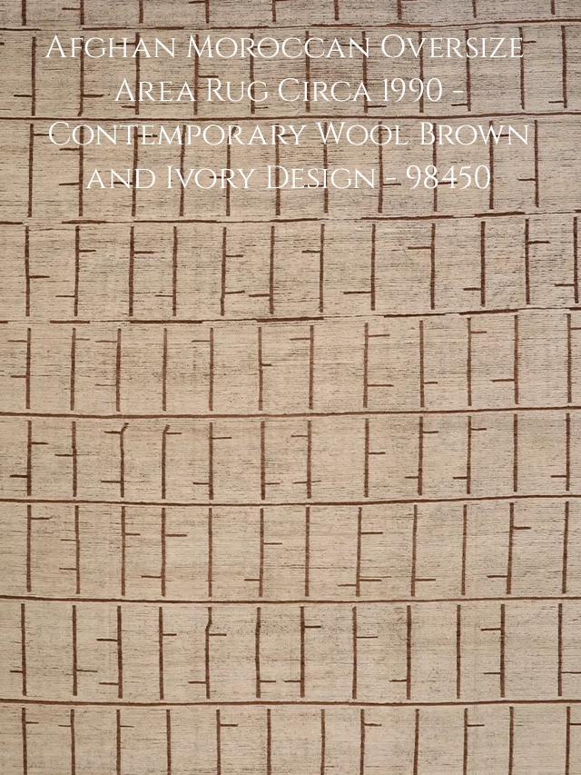 Thumbnail 12 for Afghanistan Moroccan Tribal Rug 98450