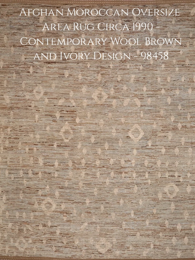 Thumbnail 5 for Afghanistan Moroccan Tribal Rug 98458