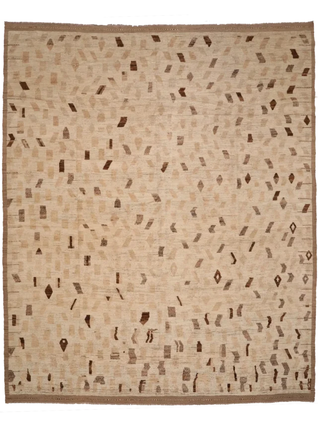 Thumbnail 15 for Afghanistan Moroccan Tribal Rug 98460