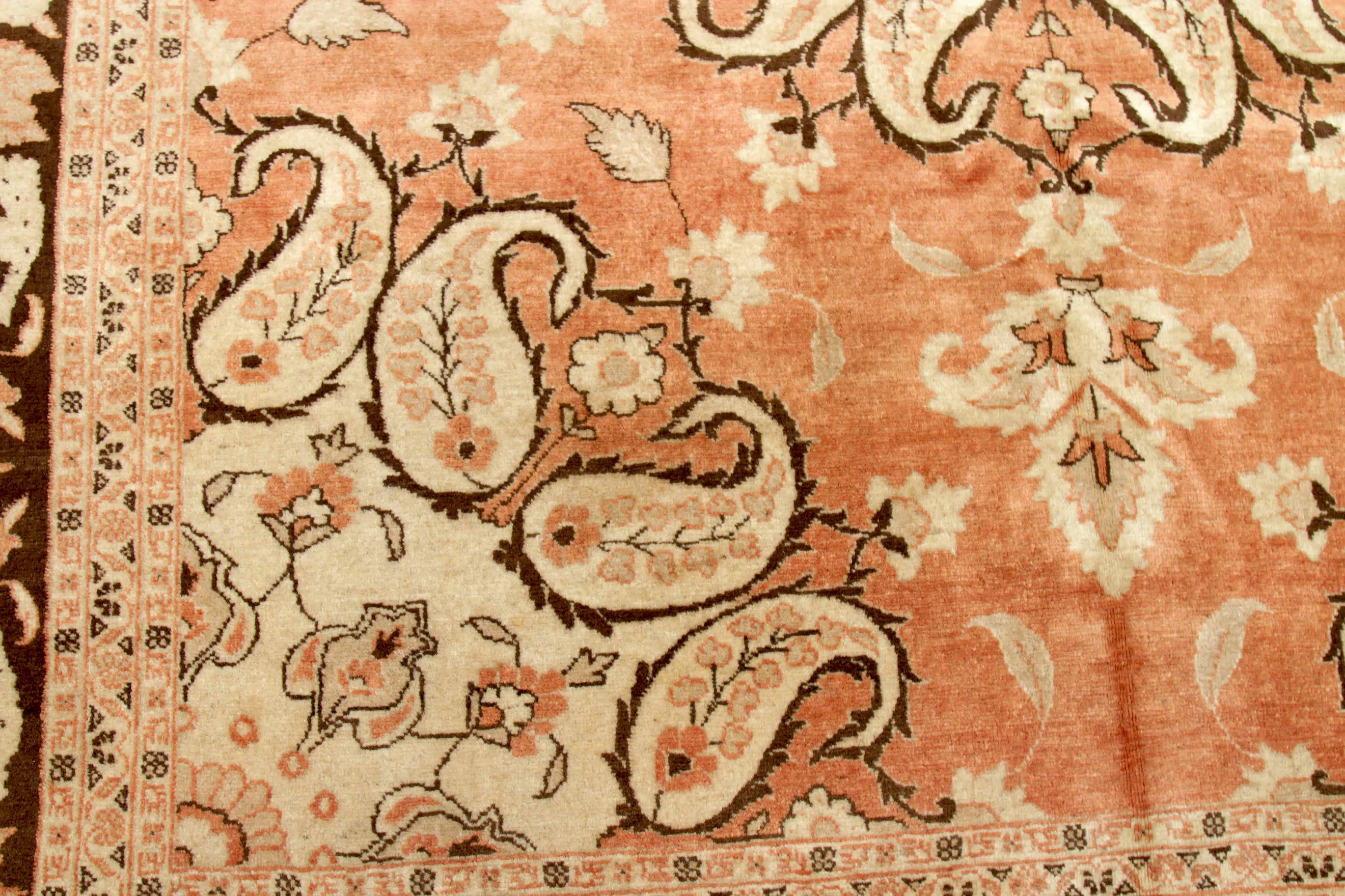 Thumbnail 15 for Antique Persian Tabriz Traditional Rug 10371