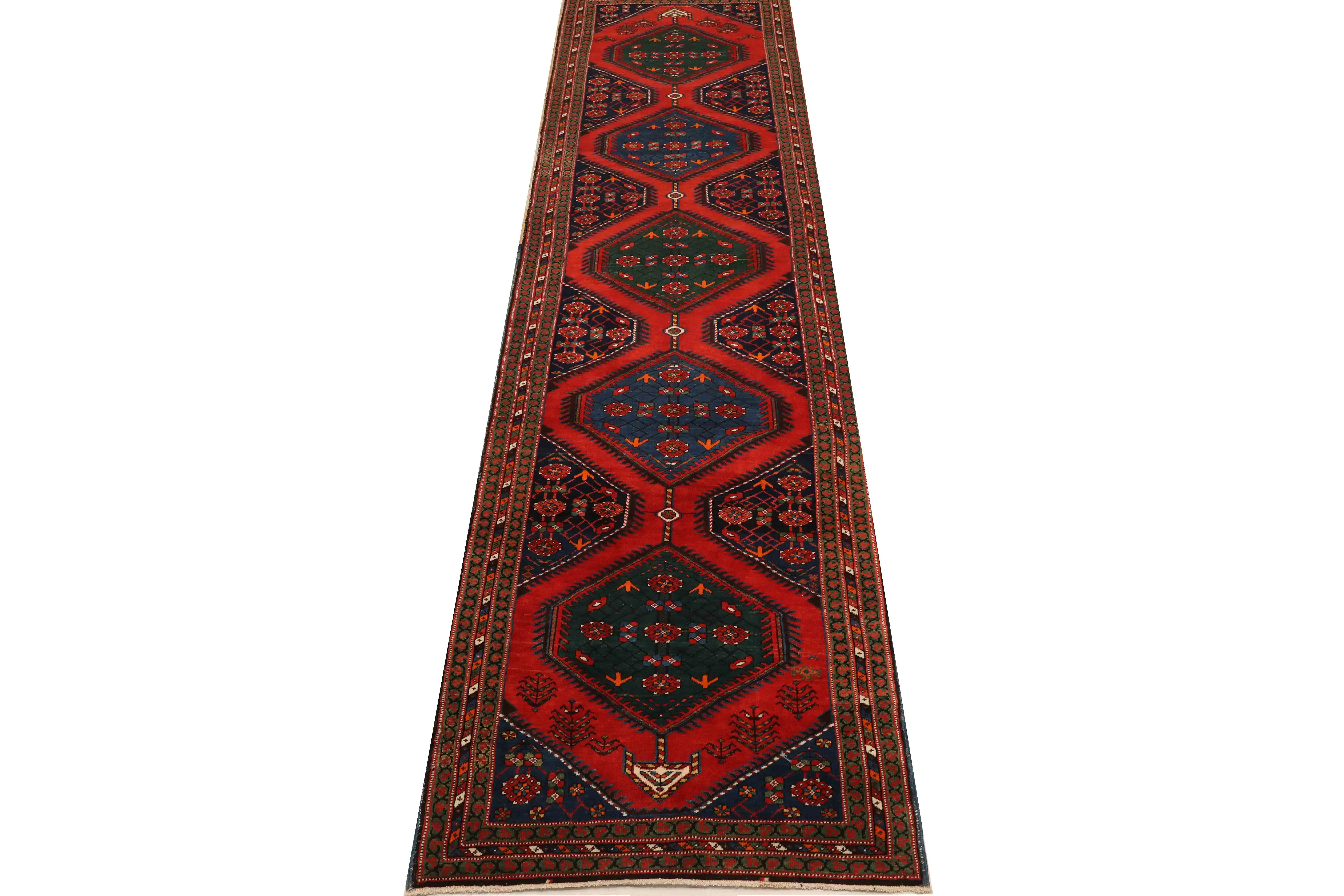 Thumbnail 15 for Antique Persian Heriz Traditional Rug 94652