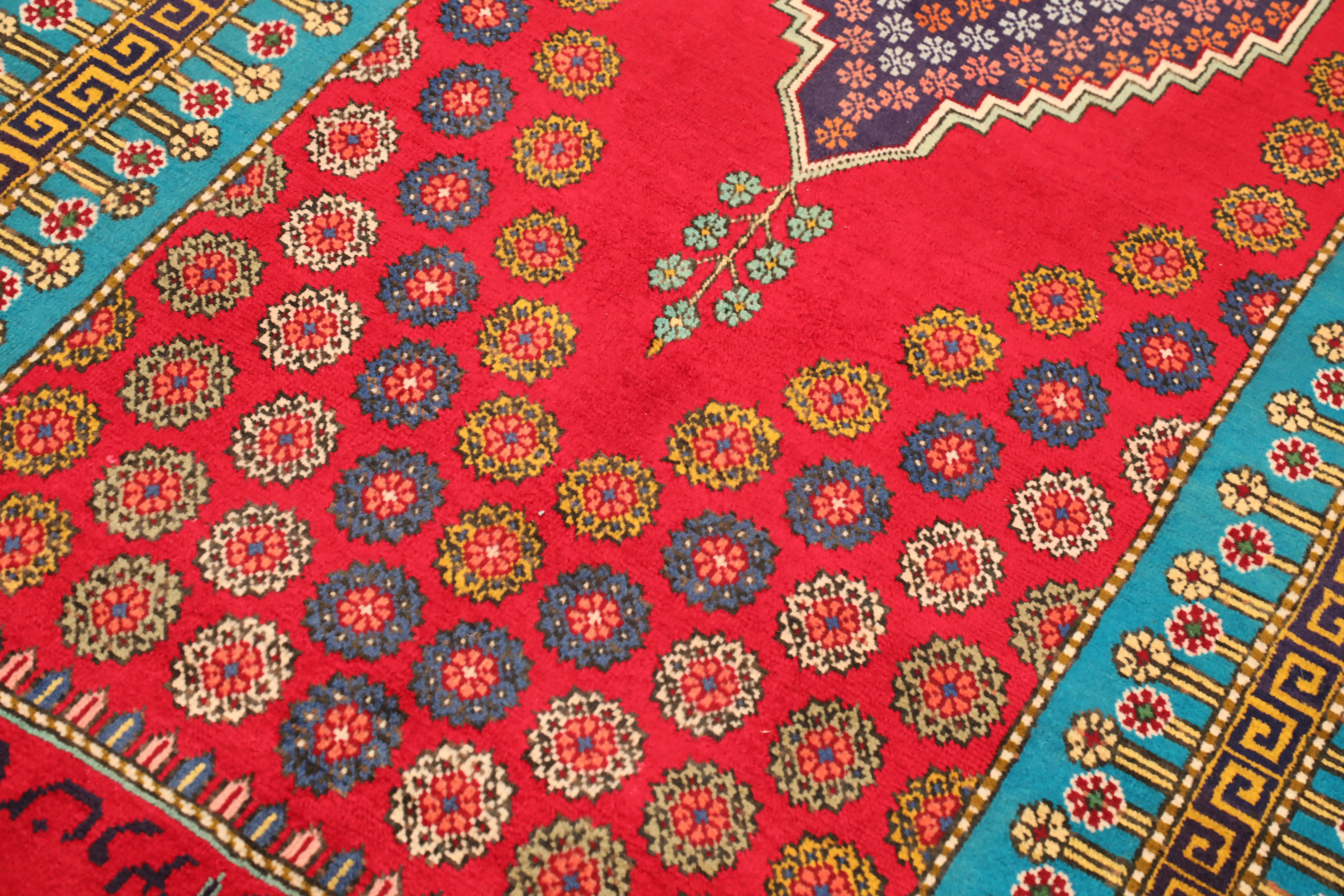 Thumbnail 7 for Antique Persian Tabriz Traditional Rug 94654