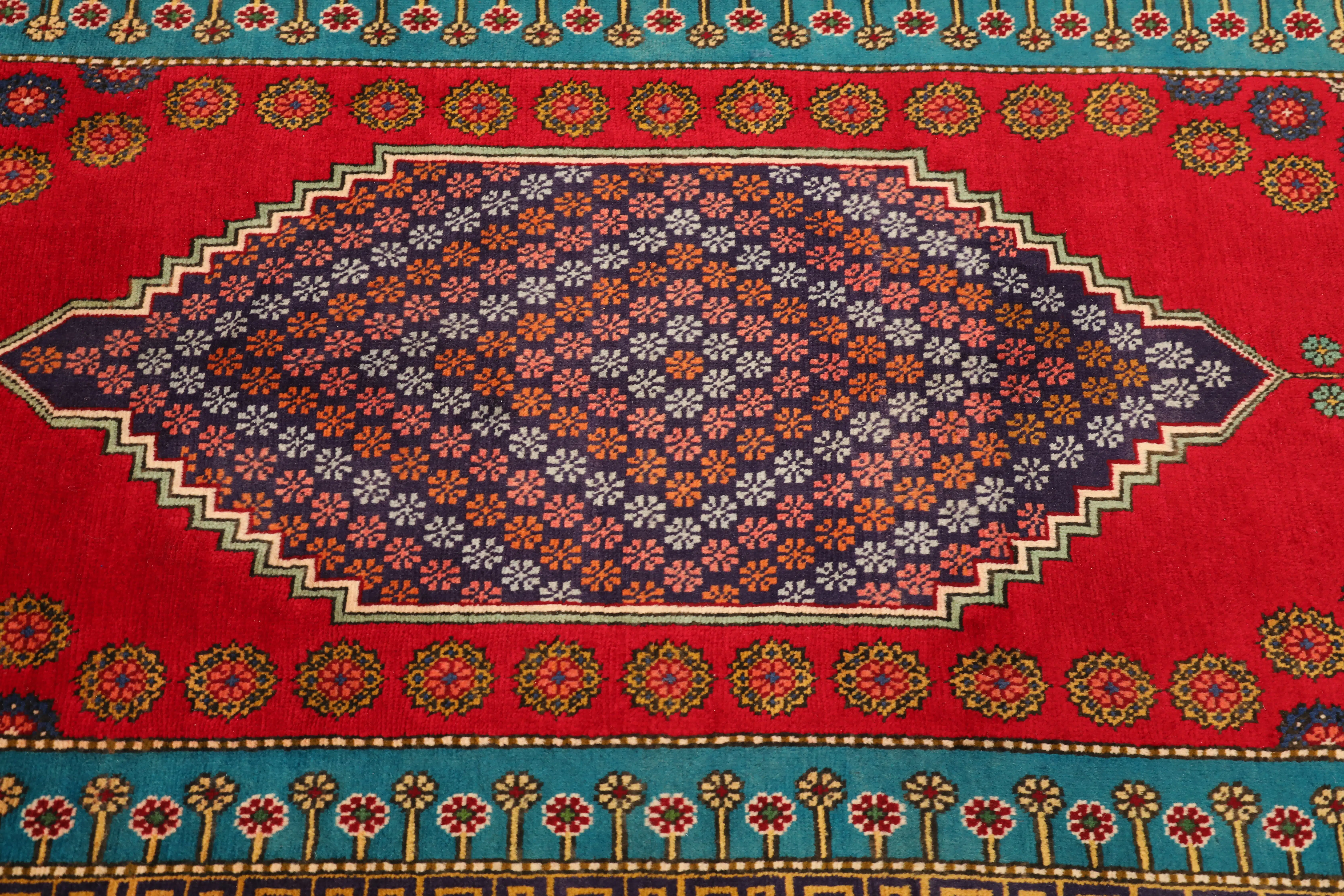 Thumbnail 2 for Antique Persian Tabriz Traditional Rug 94654