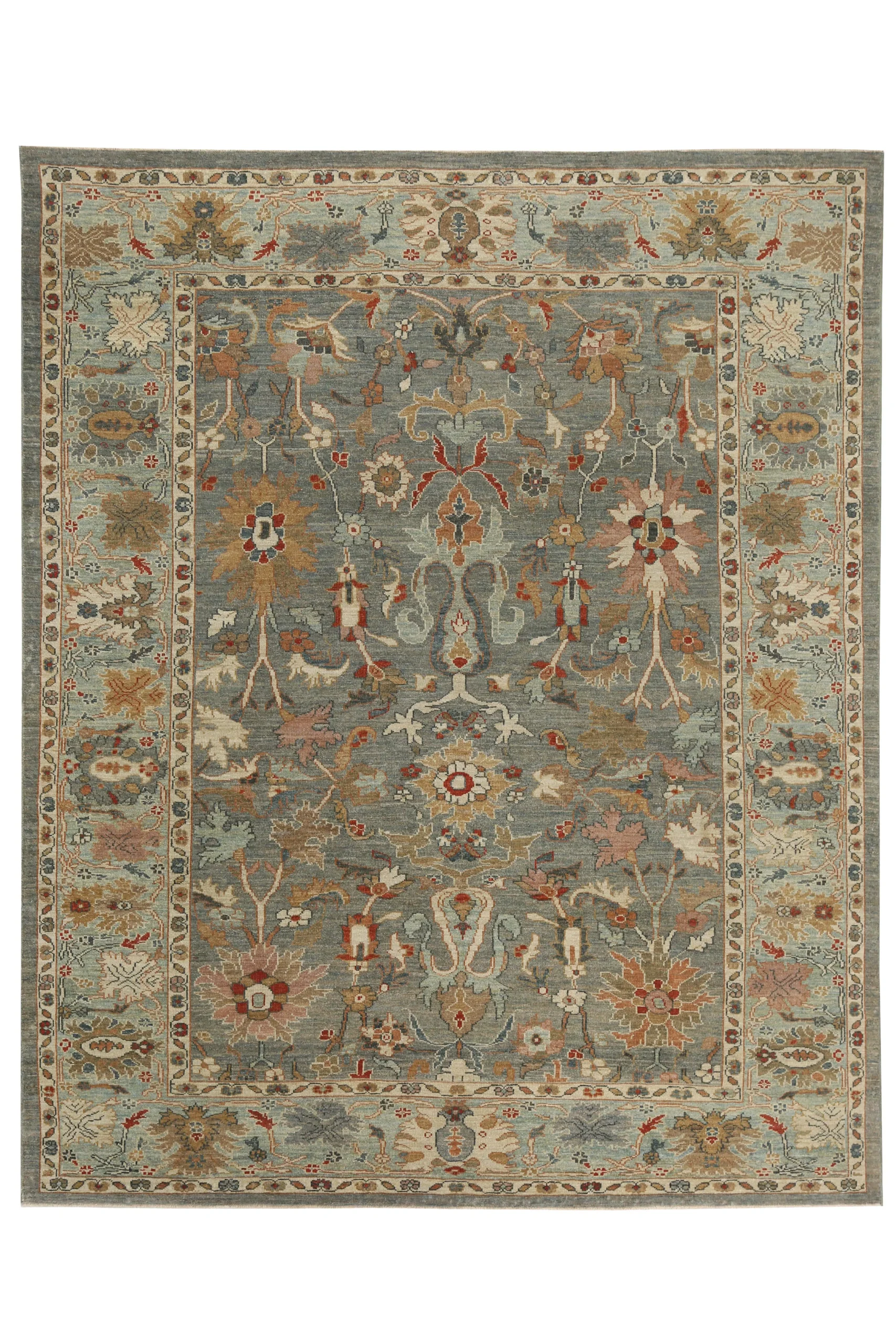 Thumbnail 2 for Turkey Sultanabad Traditional Rug 95947