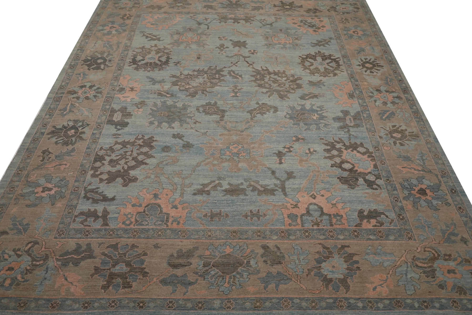 Thumbnail 5 for Persian Oushak Transitional Rug 69572