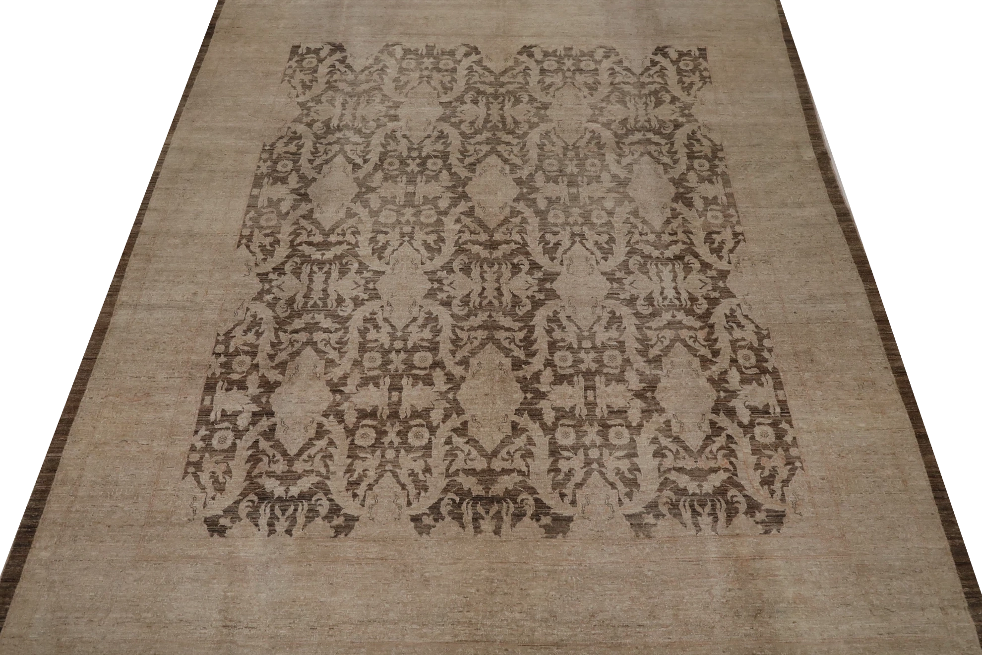 Thumbnail 2 for Afghanistan Tabriz Tribal Rug 92043