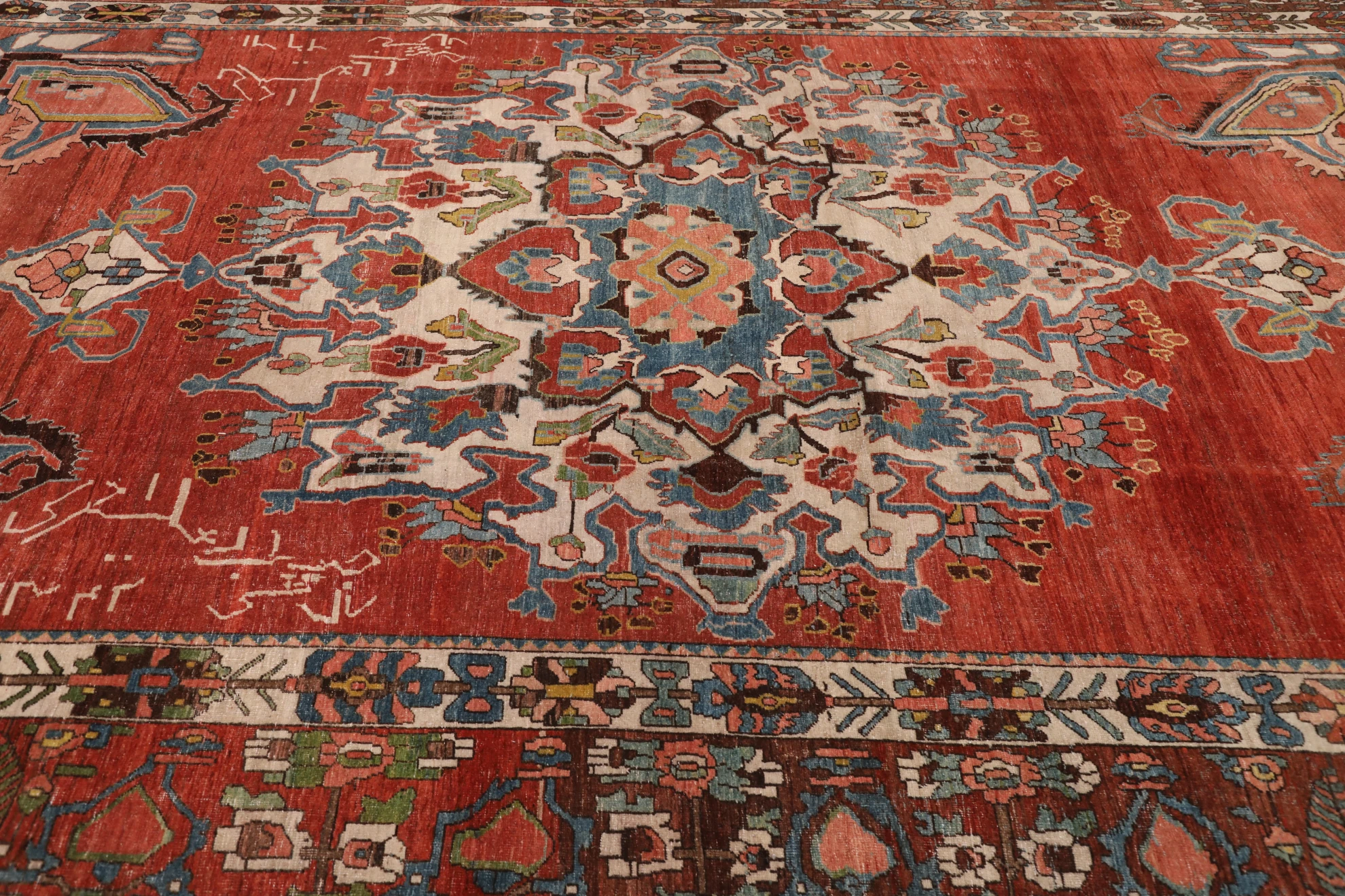 Thumbnail 3 for Antique Persian Bakhtiar Traditional Rug 97183