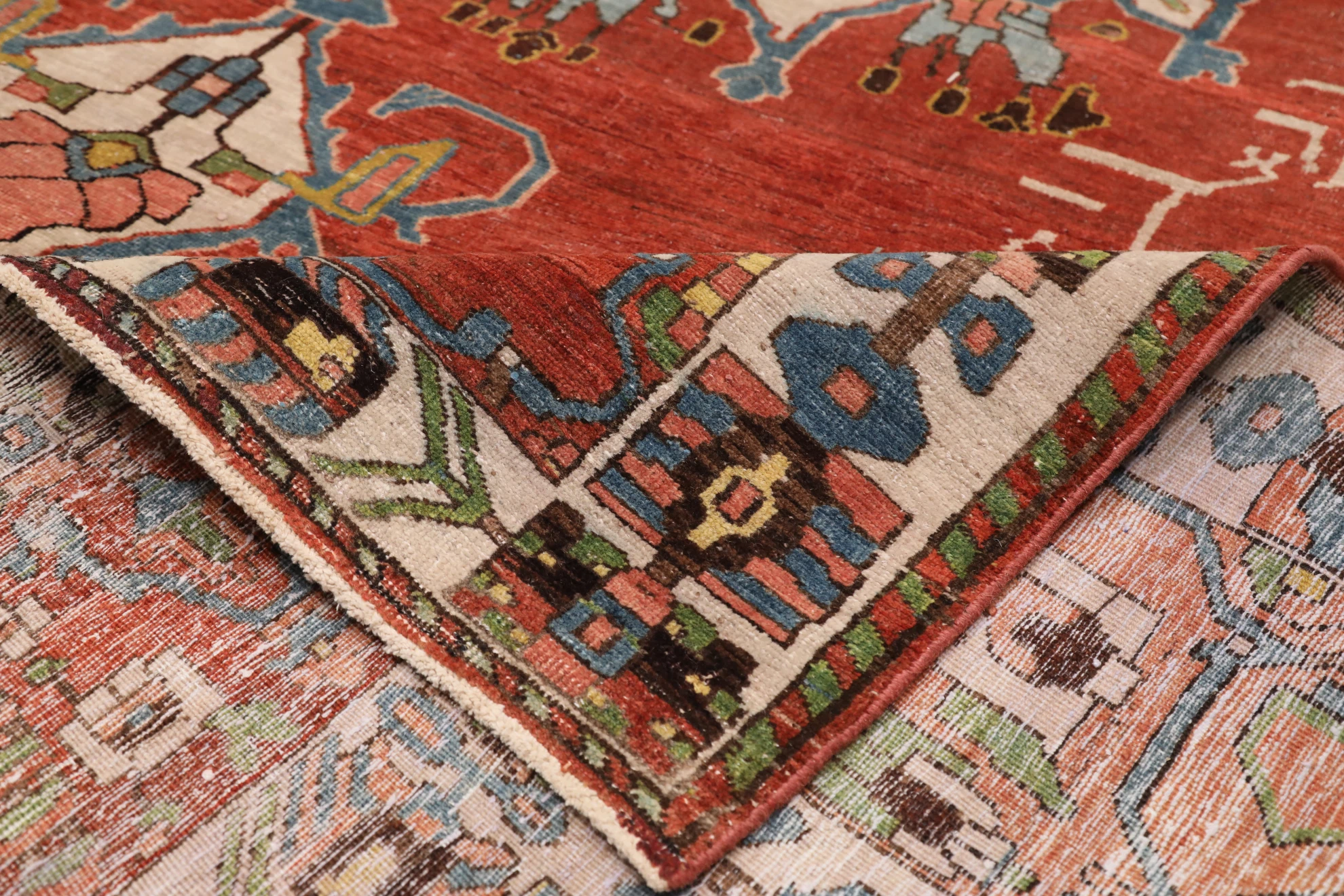 Thumbnail 5 for Antique Persian Bakhtiar Traditional Rug 97183